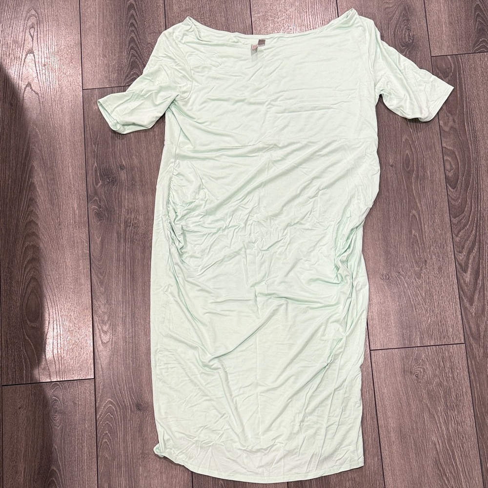 ASOS Maternity Mint Green Midi Dress